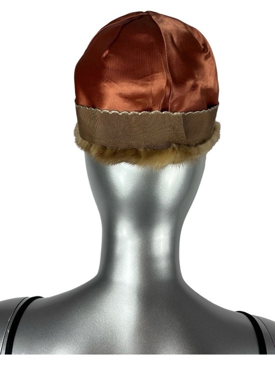 Autumn Haze MINK Hat, Sz 21-1/2”, Certified Vintage Fur main image 8